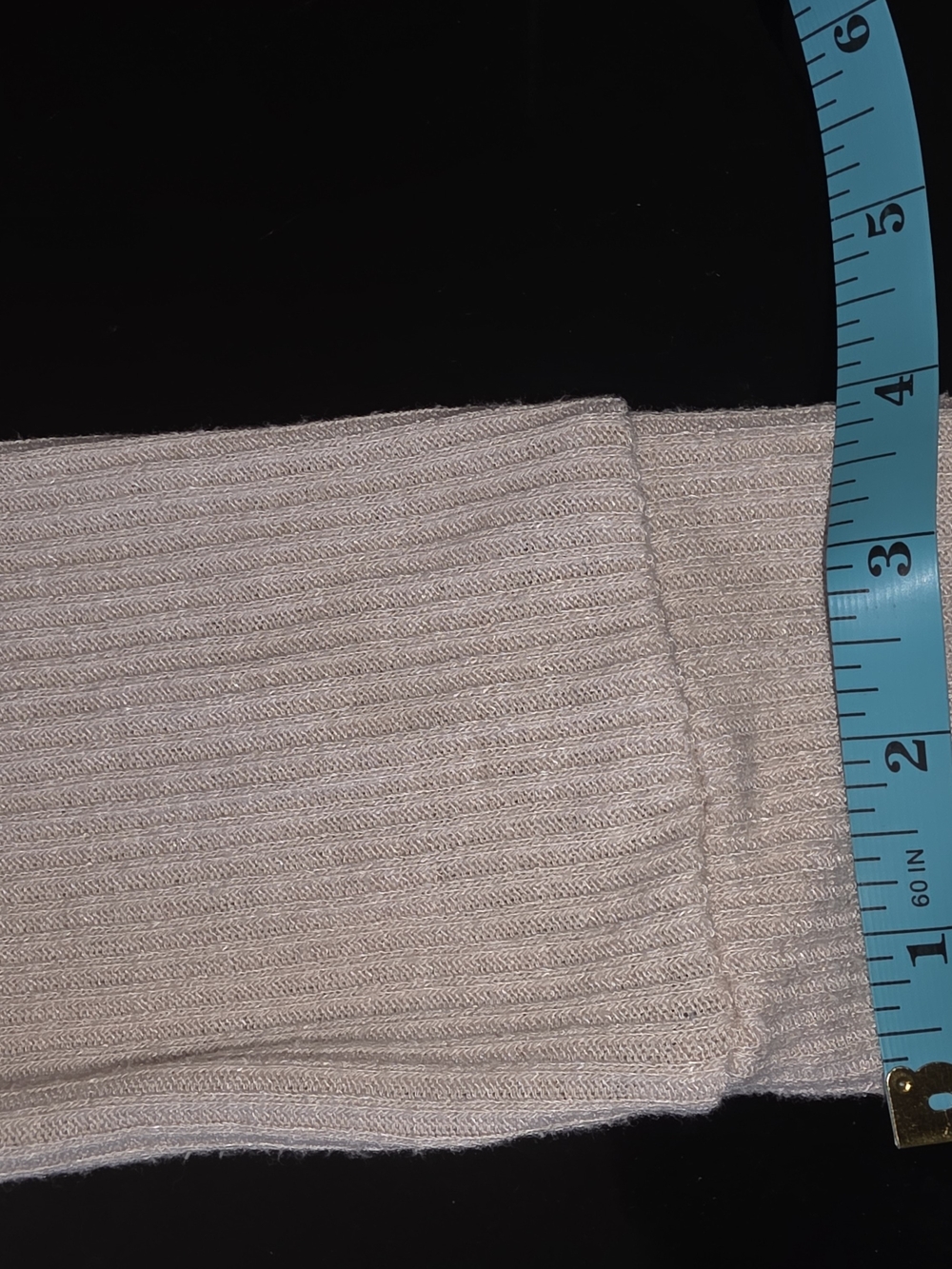 LOFT Cream Ribbed Button-Front Cardigan - Picture 8 of 10